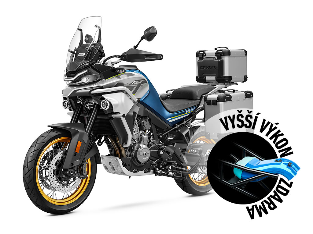 K motocyklu 800MT nové sání zdarma